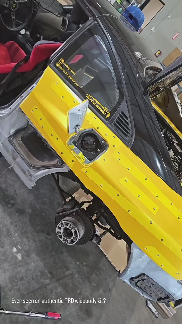 MR2Heaven TRD2000GT Style Widebody Front Bumper - Fiberglass and Carbon Fiber