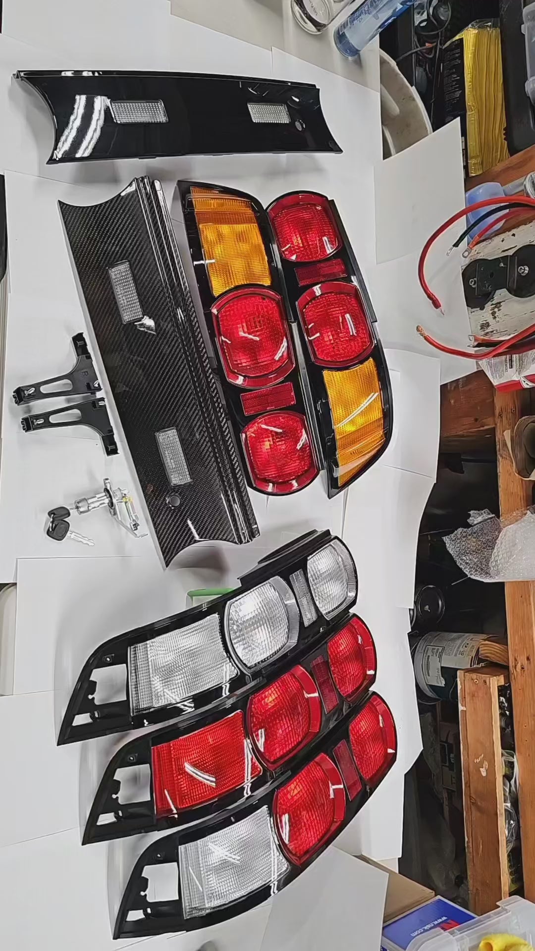 MR2Heaven Reproduction Kouki Tail Lights - Main Lens [Red & Clear Available]