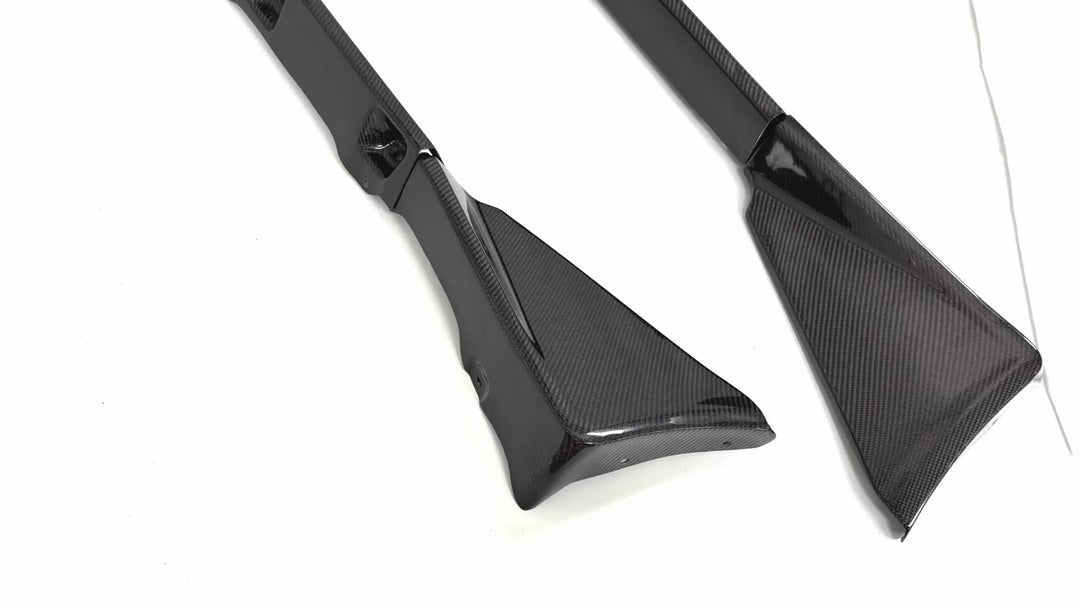 MR2Heaven 1985-1989 AW11 OEM Style Side Skirts (Fiberglass & Carbon Fiber)