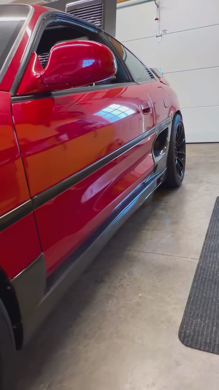 MR2Heaven Full Pre-Preg/Dry Carbon Fiber OEM Turbo Style Engine Lid - Fiberglass and Carbon Fiber Available