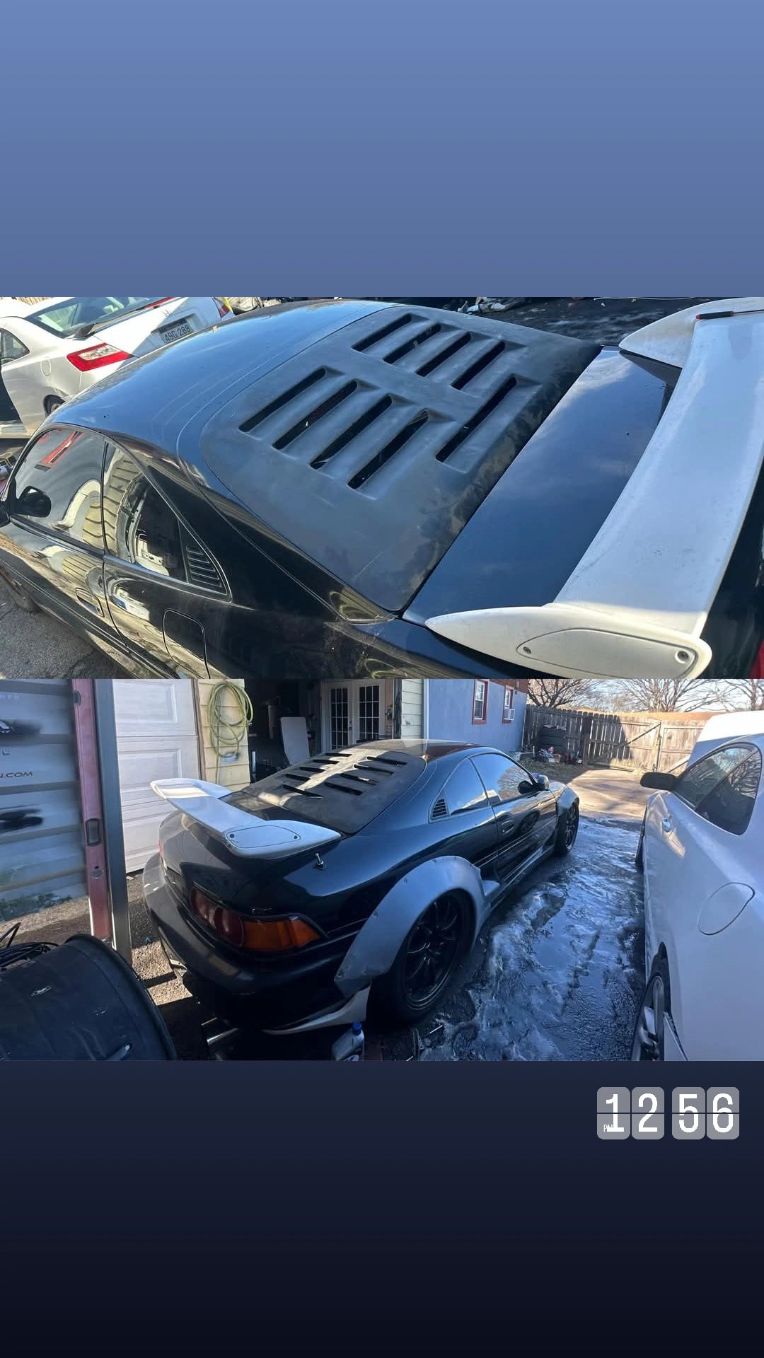 **GROUP BUY HALF DEPOSIT** MR2Heaven SW20 Fastback/Hatchback/F40/Ask Sport Style Engine Lid - Fiberglass and Carbon Fiber Available