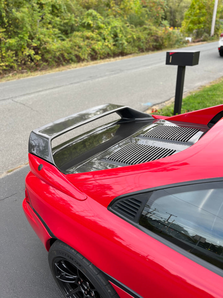 MR2Heaven OEM 91 Style Spoiler Base - Carbon Fiber Only