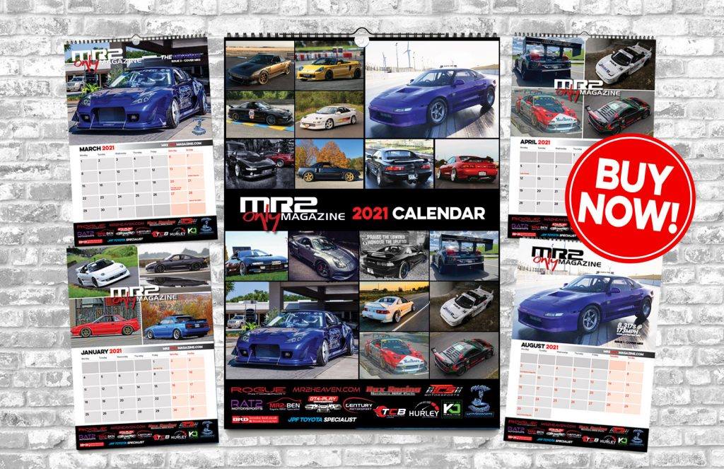 MR2 ONLY Limited Edition 2021 Calendar
