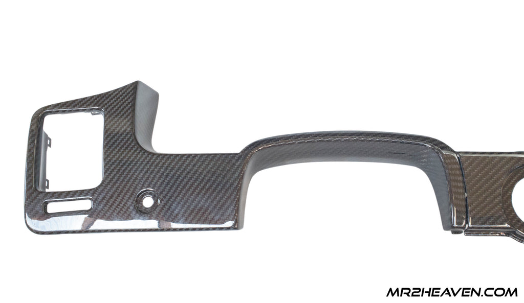 MR2Heaven Full Pre-Preg/Dry Carbon Fiber Complete Replacement Interior Trim - #2 Gauge Cluster - Left Vent (LHD)