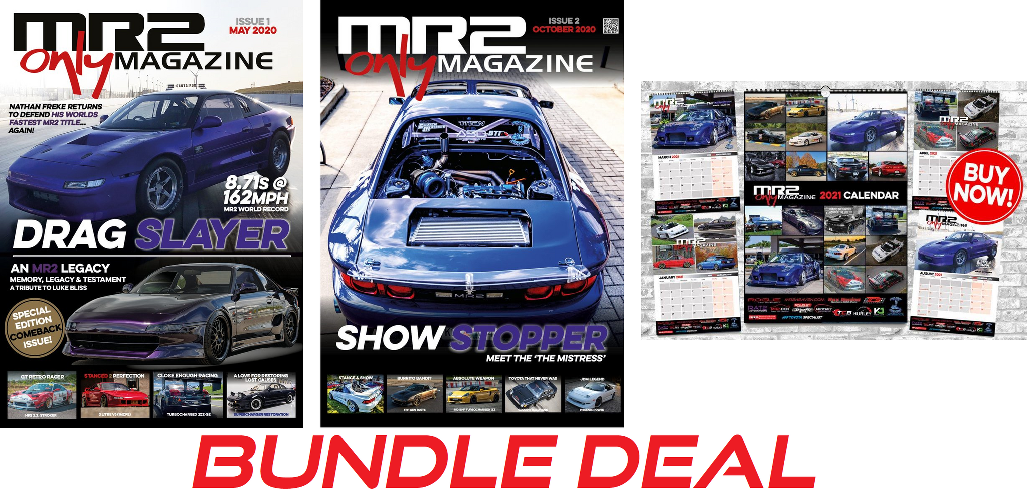 MR2 Only Magazine/Calendar Bundle Deals