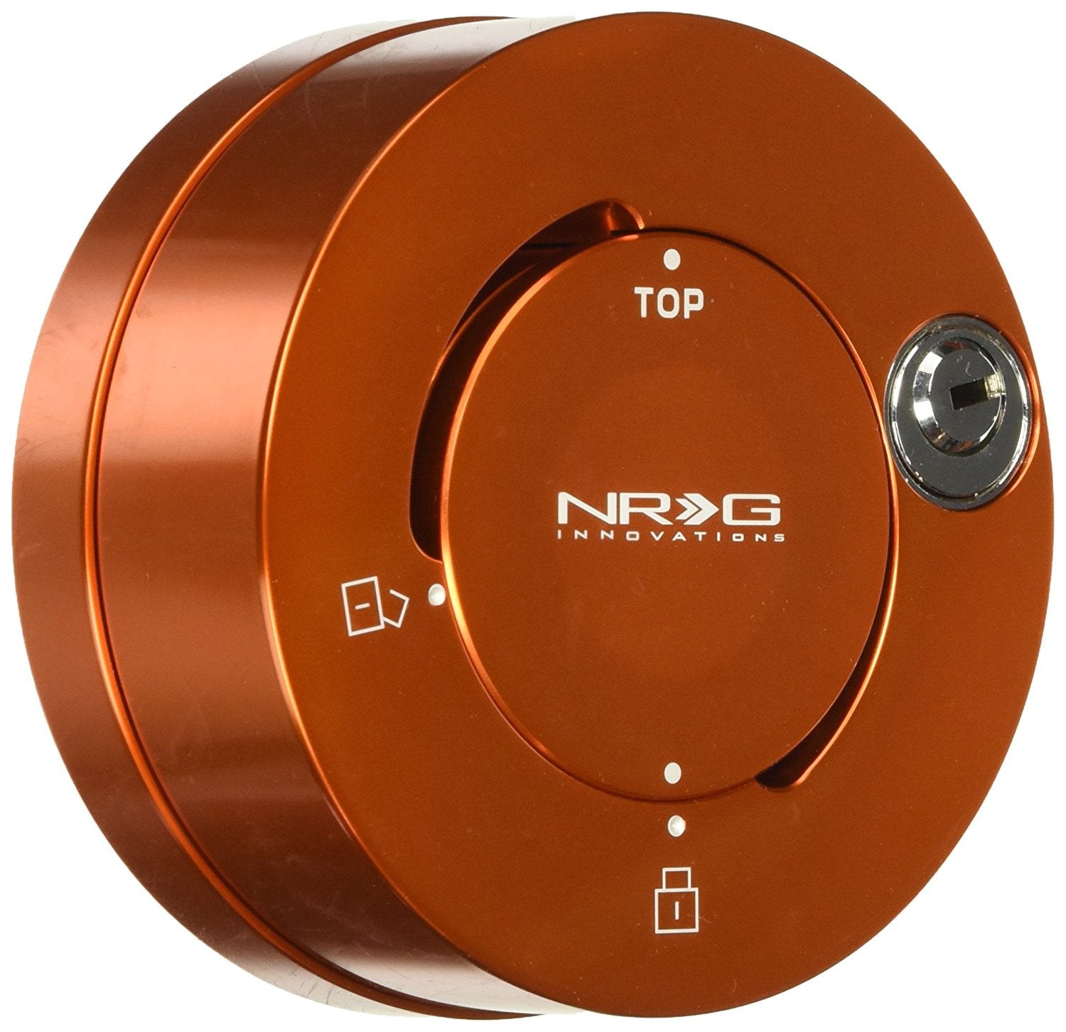 NRG Innovations SRK-201RD Free Spin Quick Release – Red Anodized, With 2 Keys