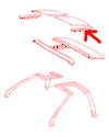 OEM T Top Weatherstripping Left Hand Side (T Top Portion)