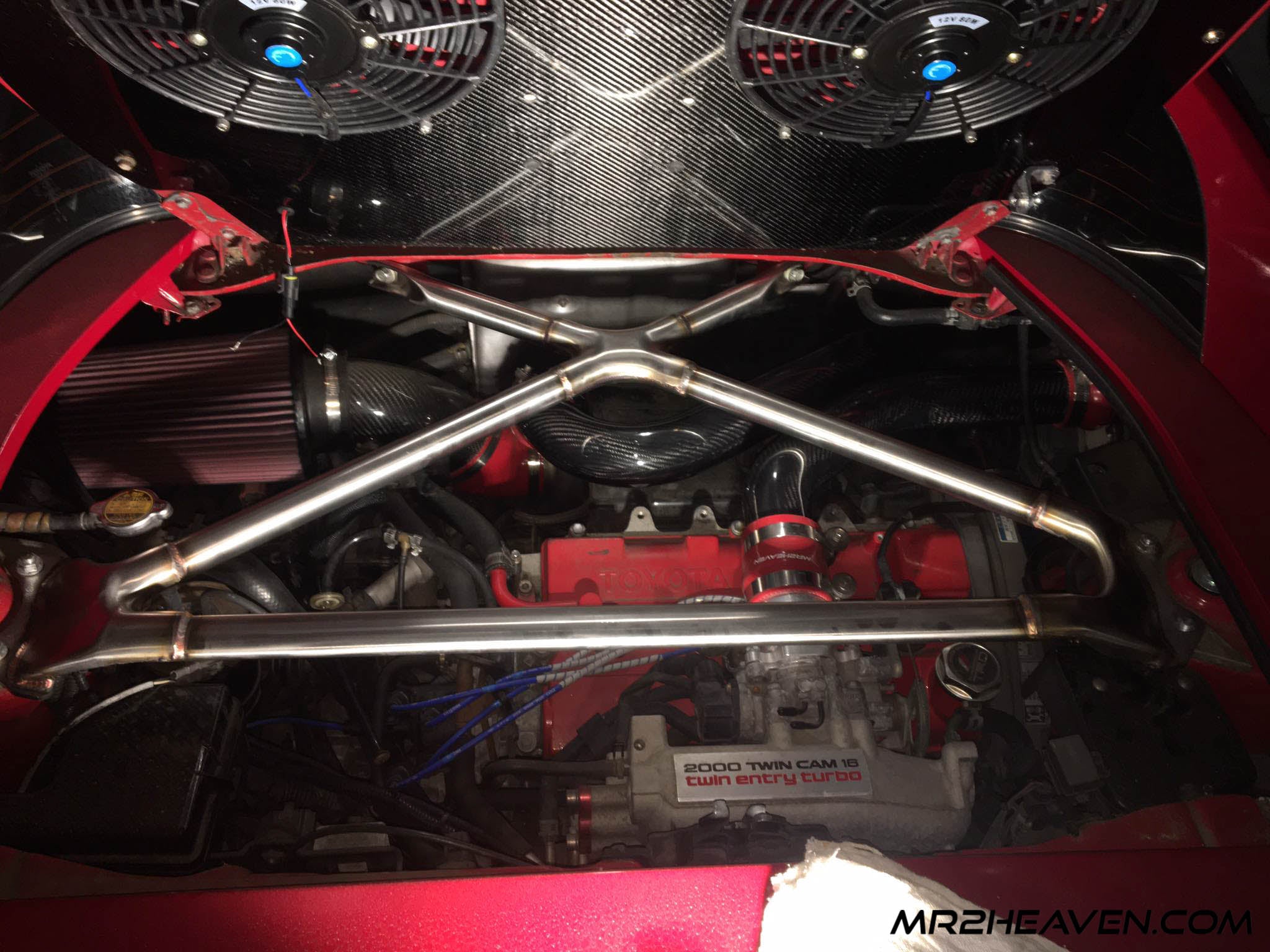 MR2Heaven Rear X Strut Tower Brace – MR2 Heaven