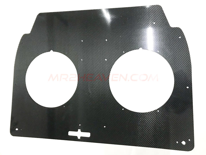 Engine Lid Dual Fan Shroud (Forged Carbon Fiber/Mirror Finish/Carbon Fiber/Raw Aluminum)