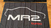 Carbon Fiber "MR2 Turbo" Silhouette Logo 3'x5' Automotive Flag