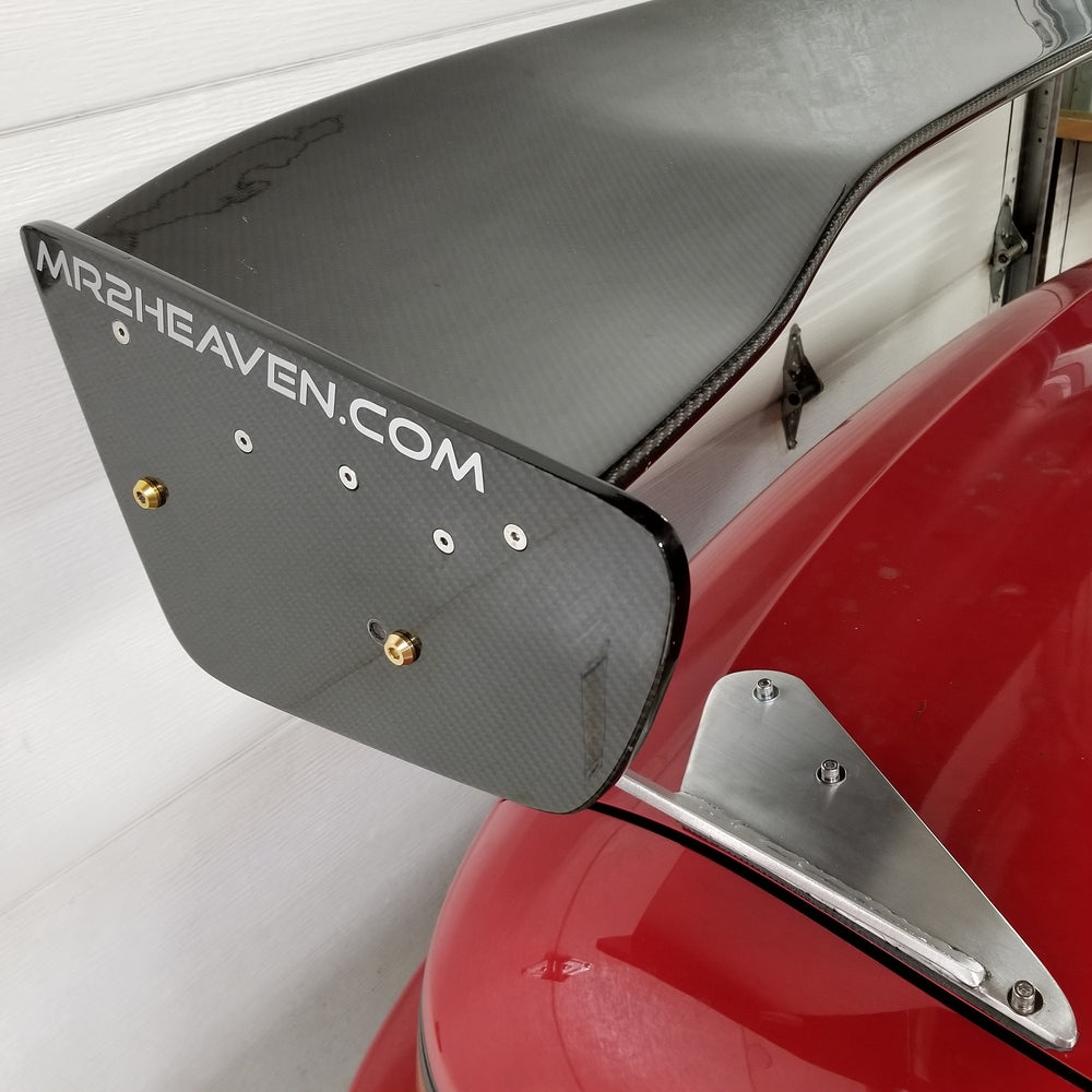 Carbon Fiber Stage 2 V-Mount Wing (For OE 94-98 Trunks) - MR2 Heaven