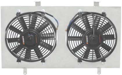 Mishimito Radiator Fan Shroud with Dual Fans MMFS-MR2-90 - MR2 Heaven