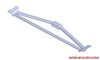 MR2Heaven 3 Point Front Strut Tower Brace - SW20