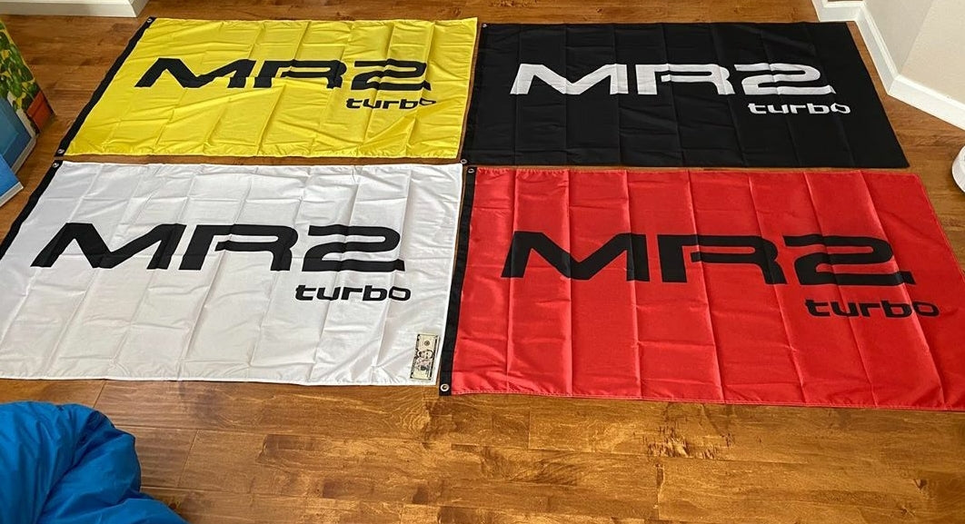 MR2 "Turbo" Logo 3'x5' Automotive Flag
