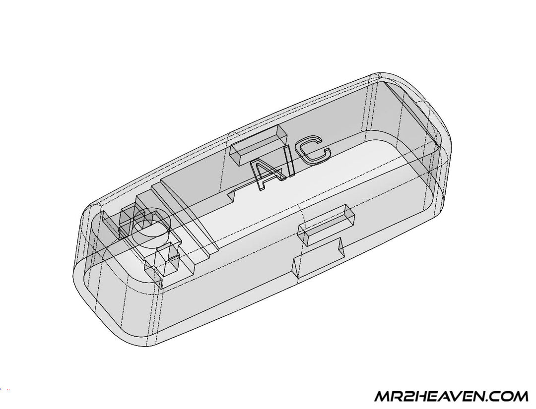 MR2Heaven Reproduction AC Button Cover - SW20