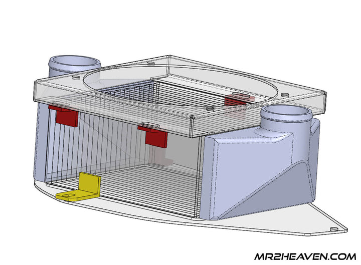 MR2Heaven Side Mount Intercooler Fan Shroud Kit